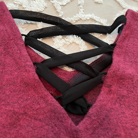 Soft Cranberry Dress - Picture 9 of 9